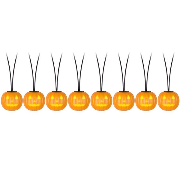 Gemmy LED Prelit Musical Jack-O-Lantern Light String Halloween Decor 227768